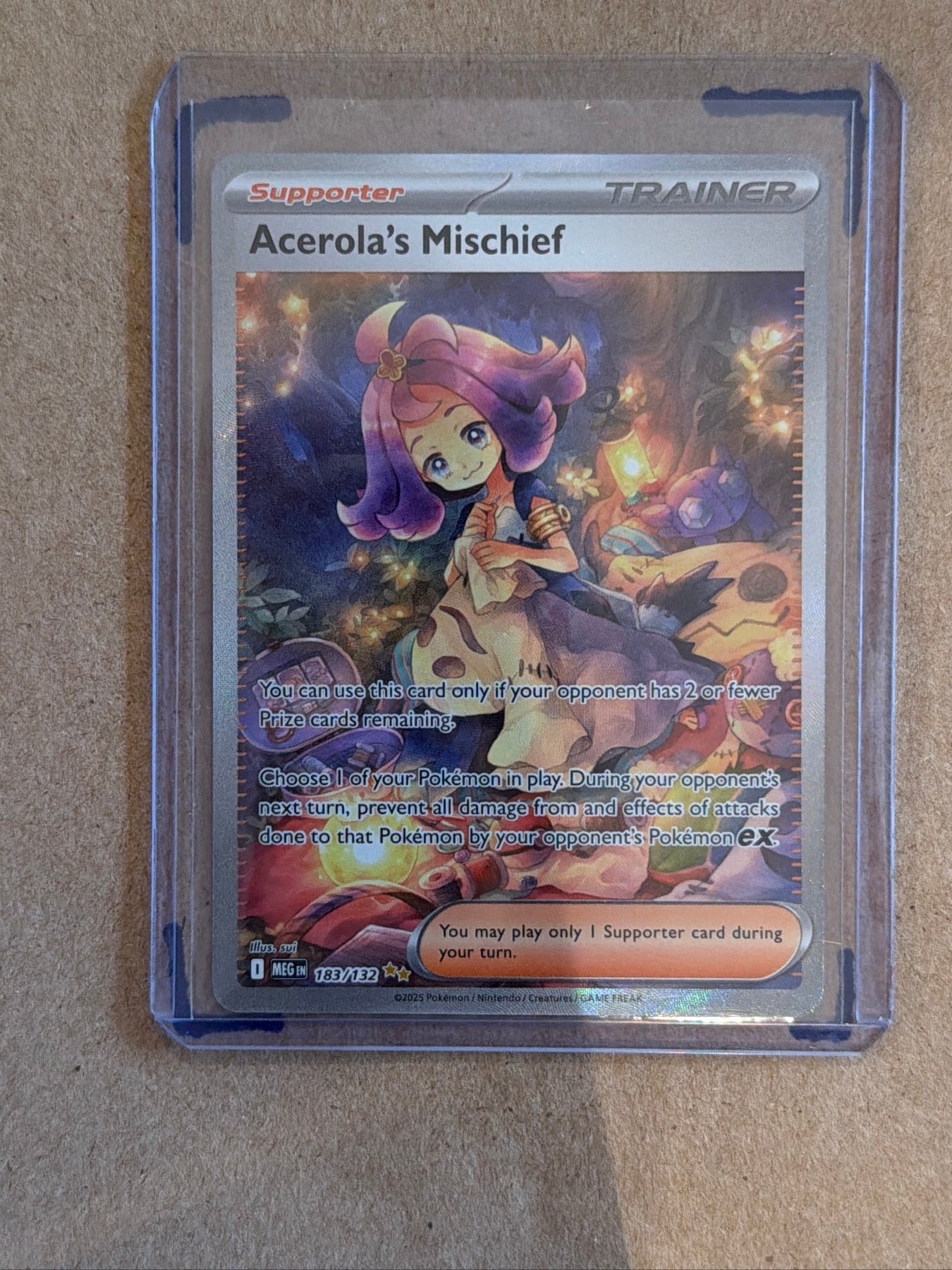 Acerola's Mischief - Special Illustration Rare ME01: Mega Evolution 183/132 NM