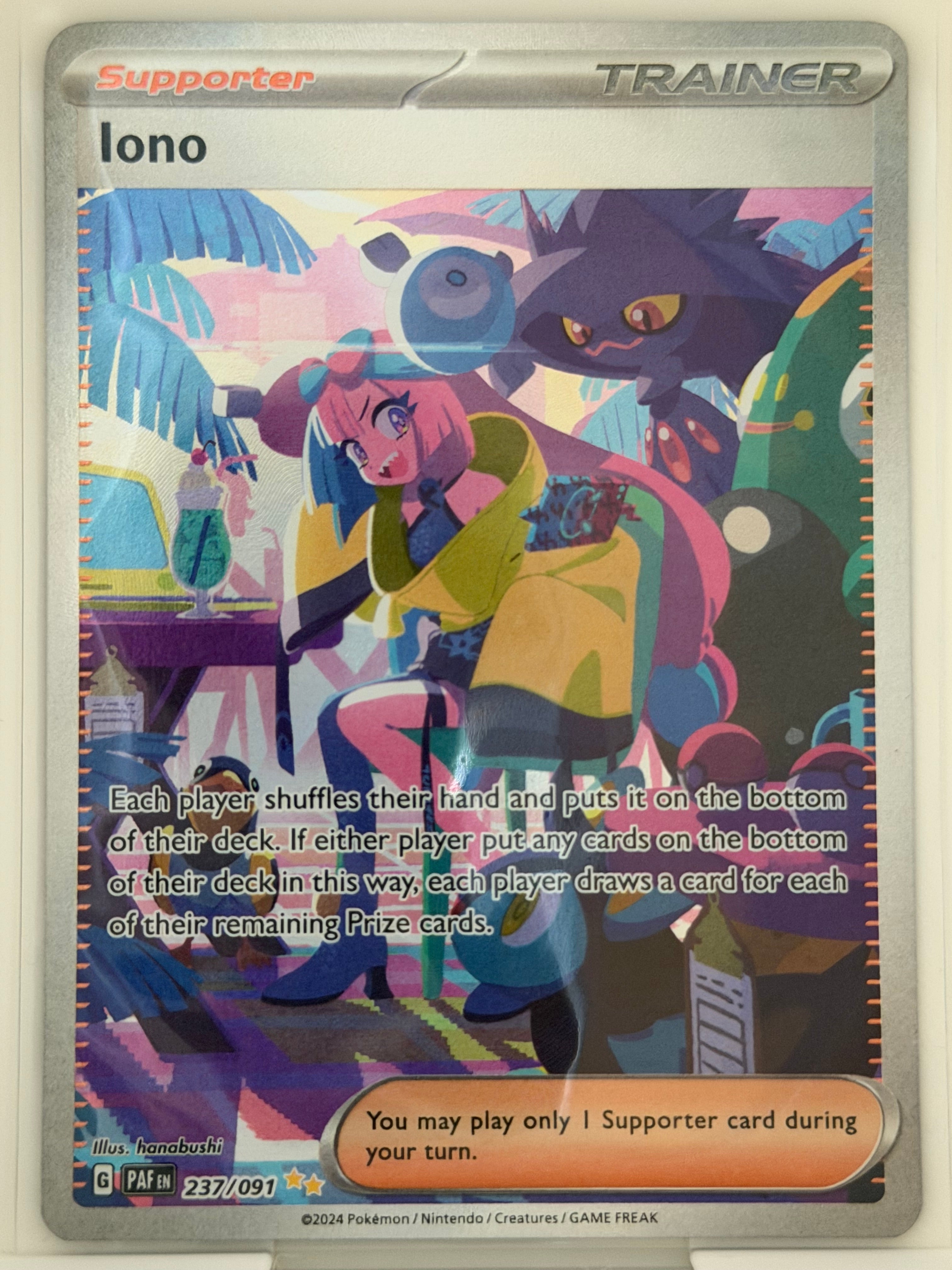 Iono - Special Illustration Rare SV: Paldean Fates 237/091 NM