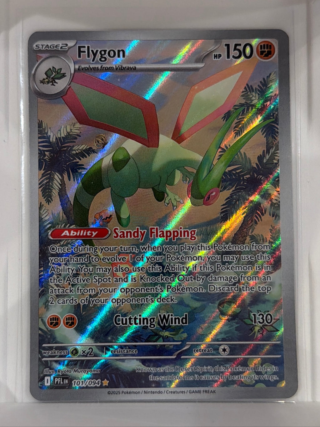 Flygon - Illustration Rare ME02: Phantasmal Flames 101/094 NM