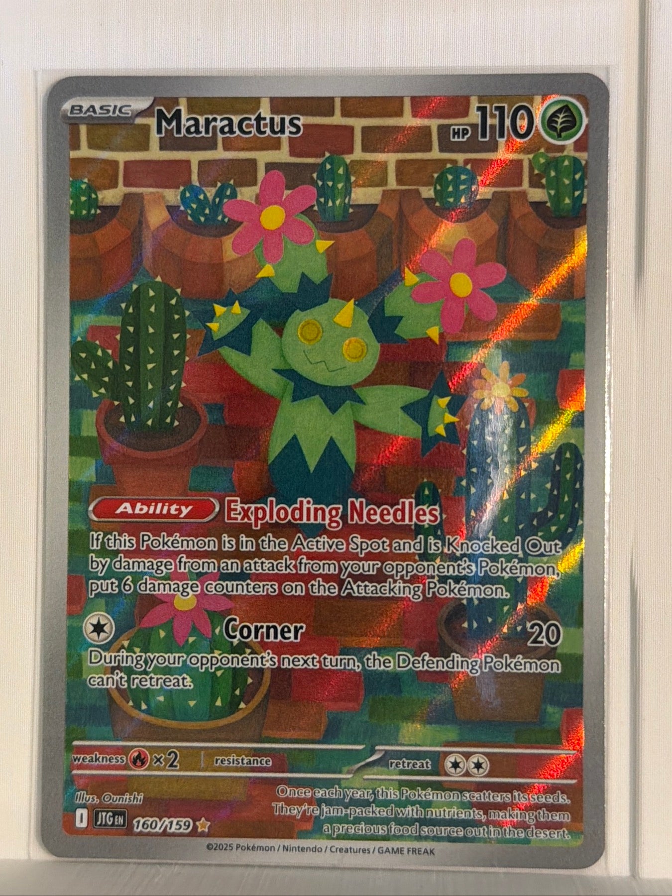 Maractus - Illustration Rare SV09: Journey Together 160/159 NM