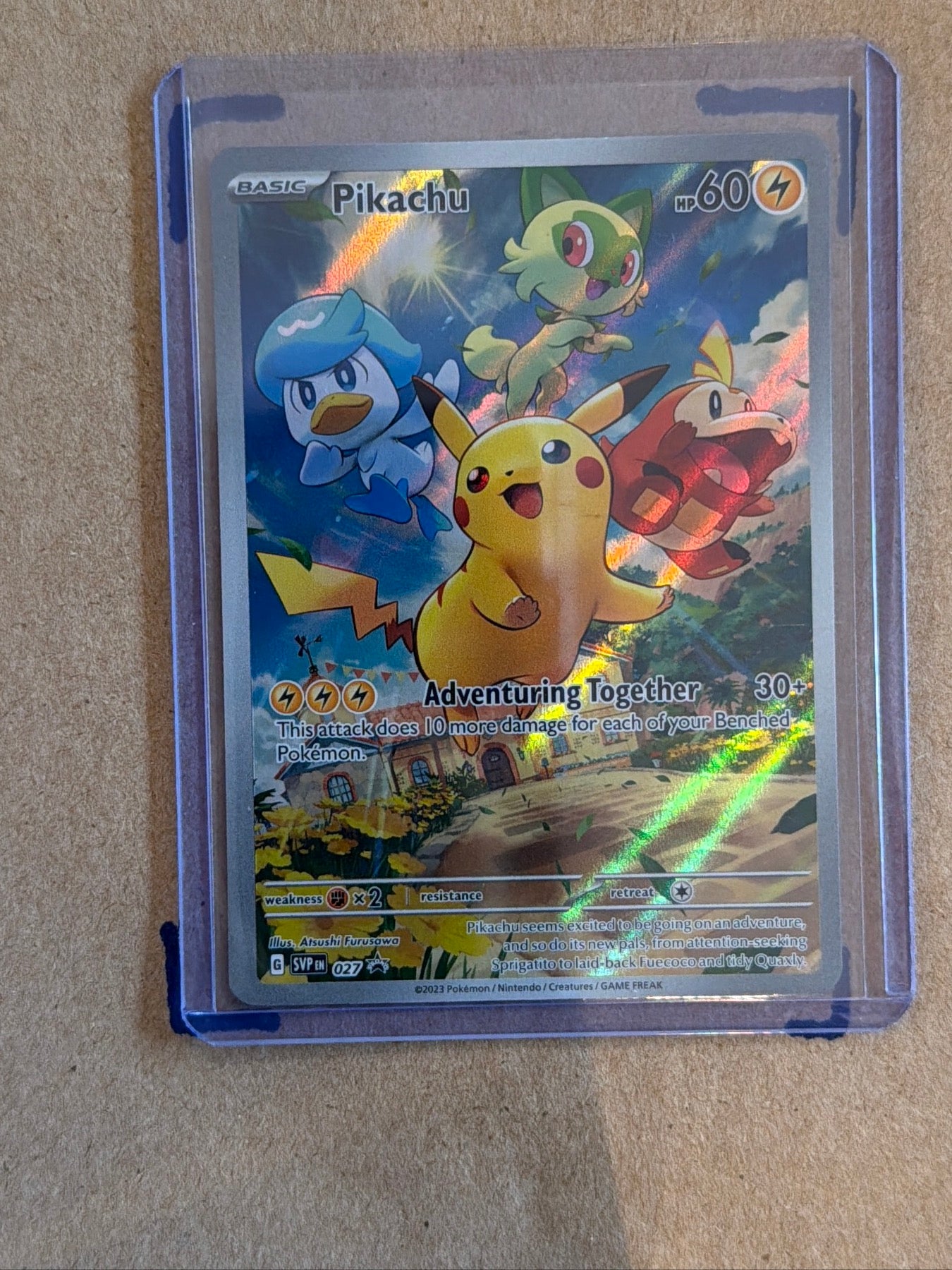 Pikachu - Promo SV: Scarlet & Violet Promo Cards 027 NM