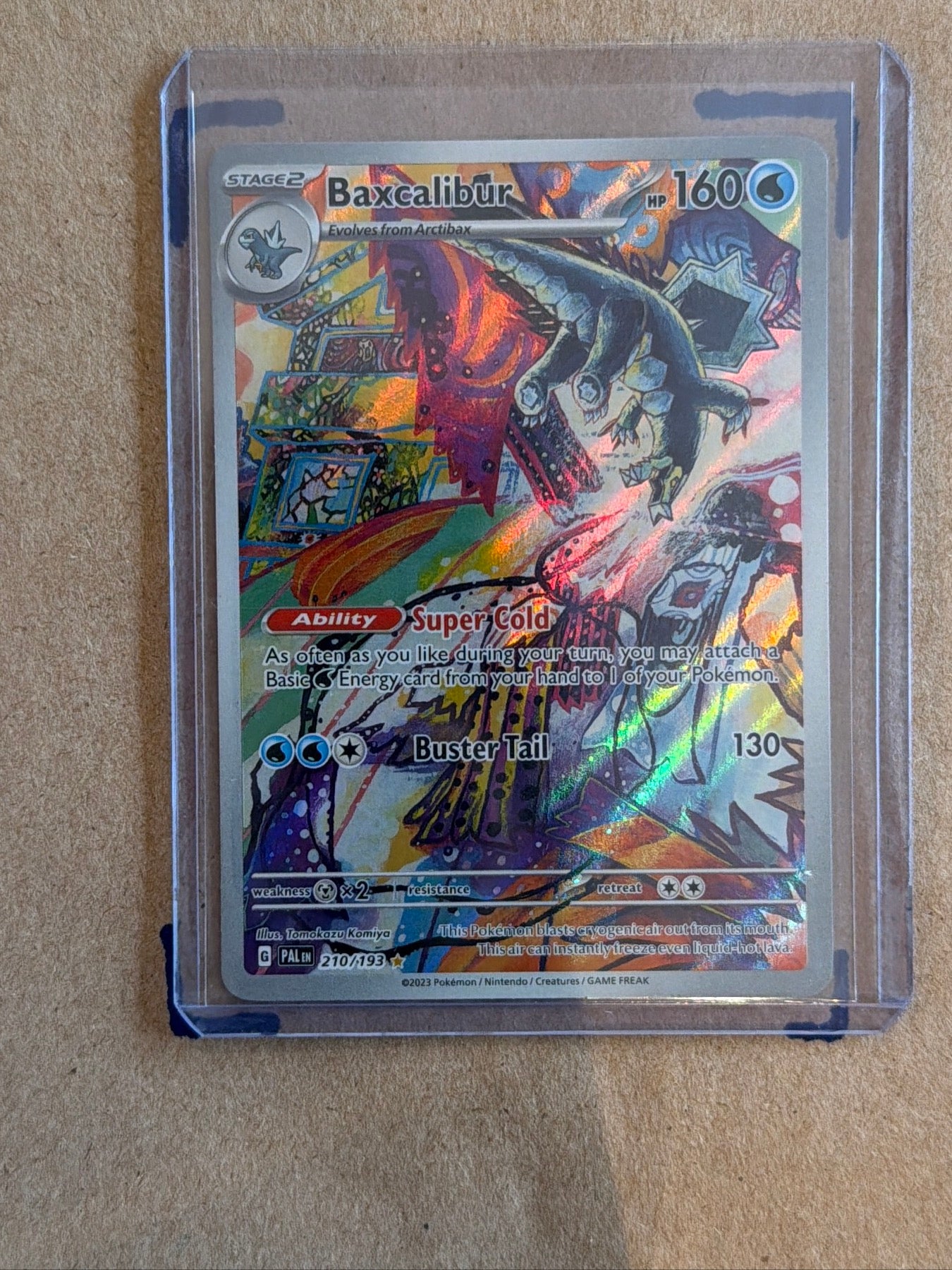 Baxcalibur - Illustration Rare SV02: Paldea Evolved 210/193 NM