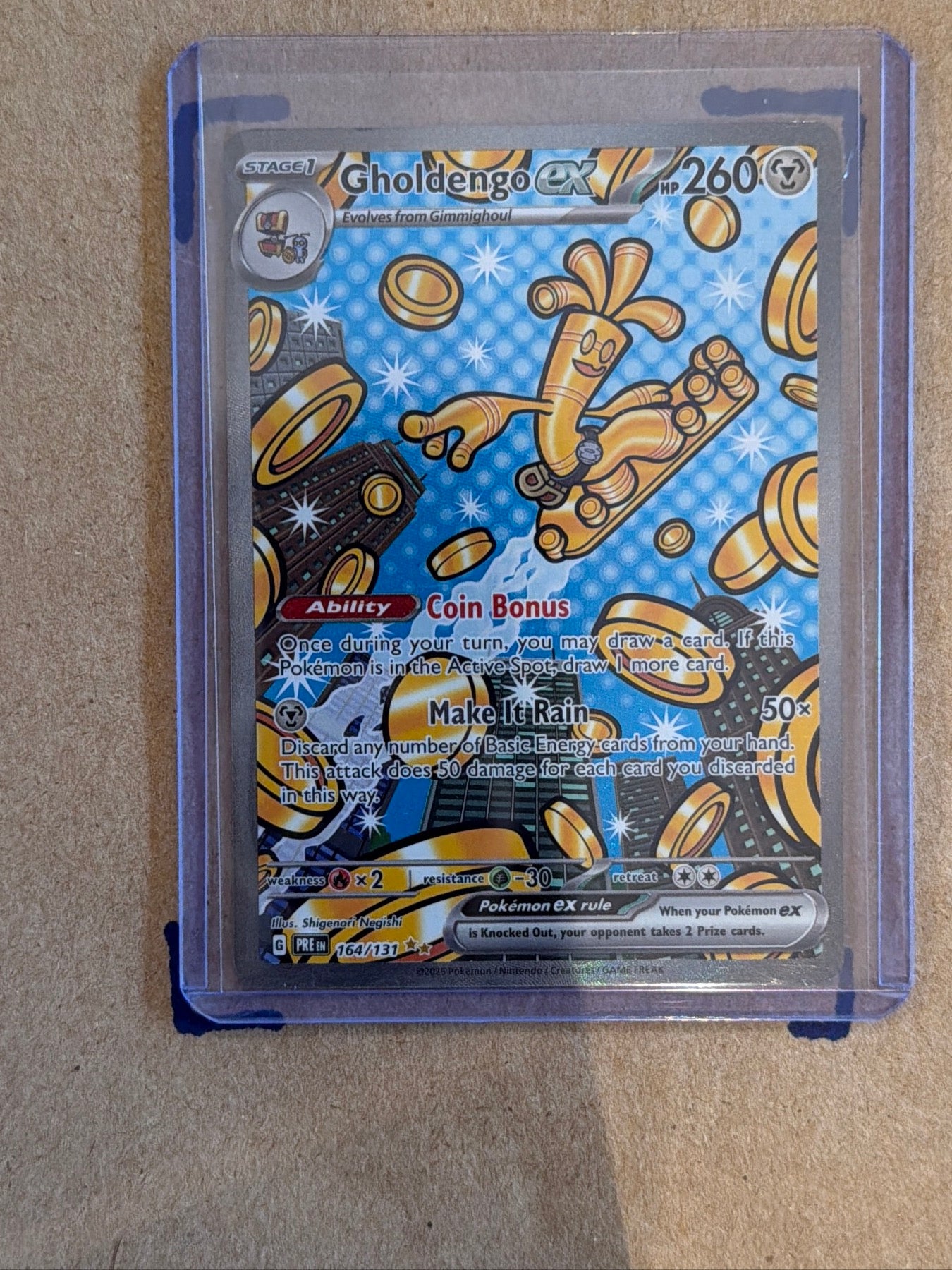 Gholdengo ex Special Illustration Rare SV: Prismatic Evolutions 164/131 NM