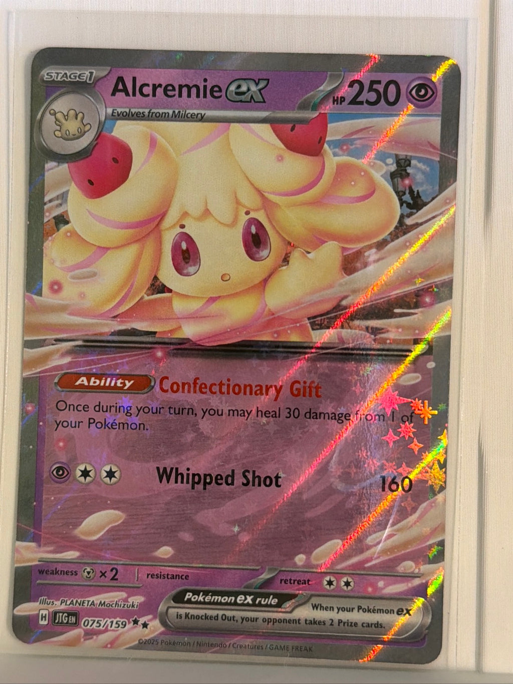 Alcremie ex Double Rare SV09: Journey Together 075/159 NM