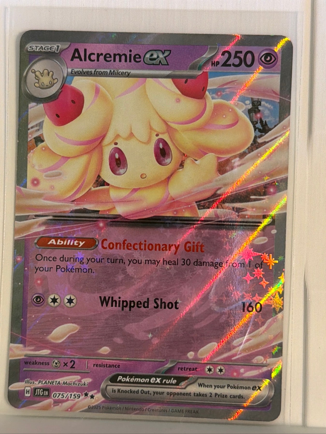 Alcremie ex Double Rare SV09: Journey Together 075/159 NM