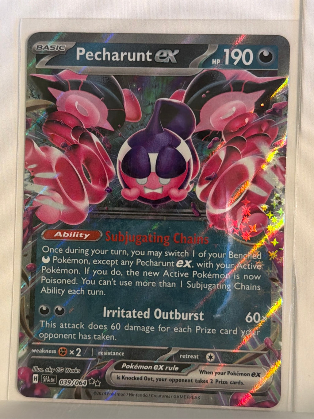 Pecharunt ex - Double Rare SV: Shrouded Fable 039/064 NM