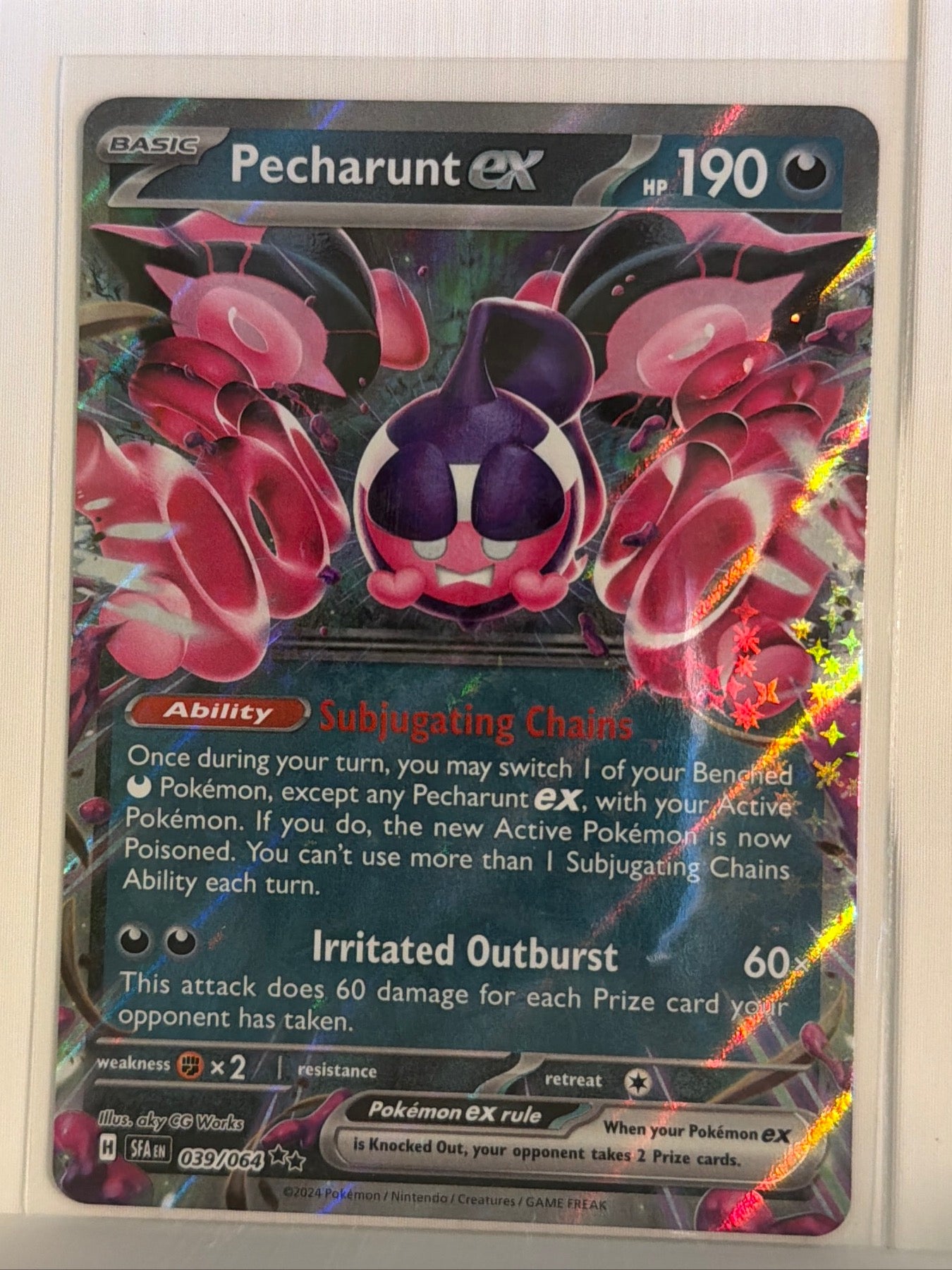 Pecharunt ex - Double Rare SV: Shrouded Fable 039/064 NM