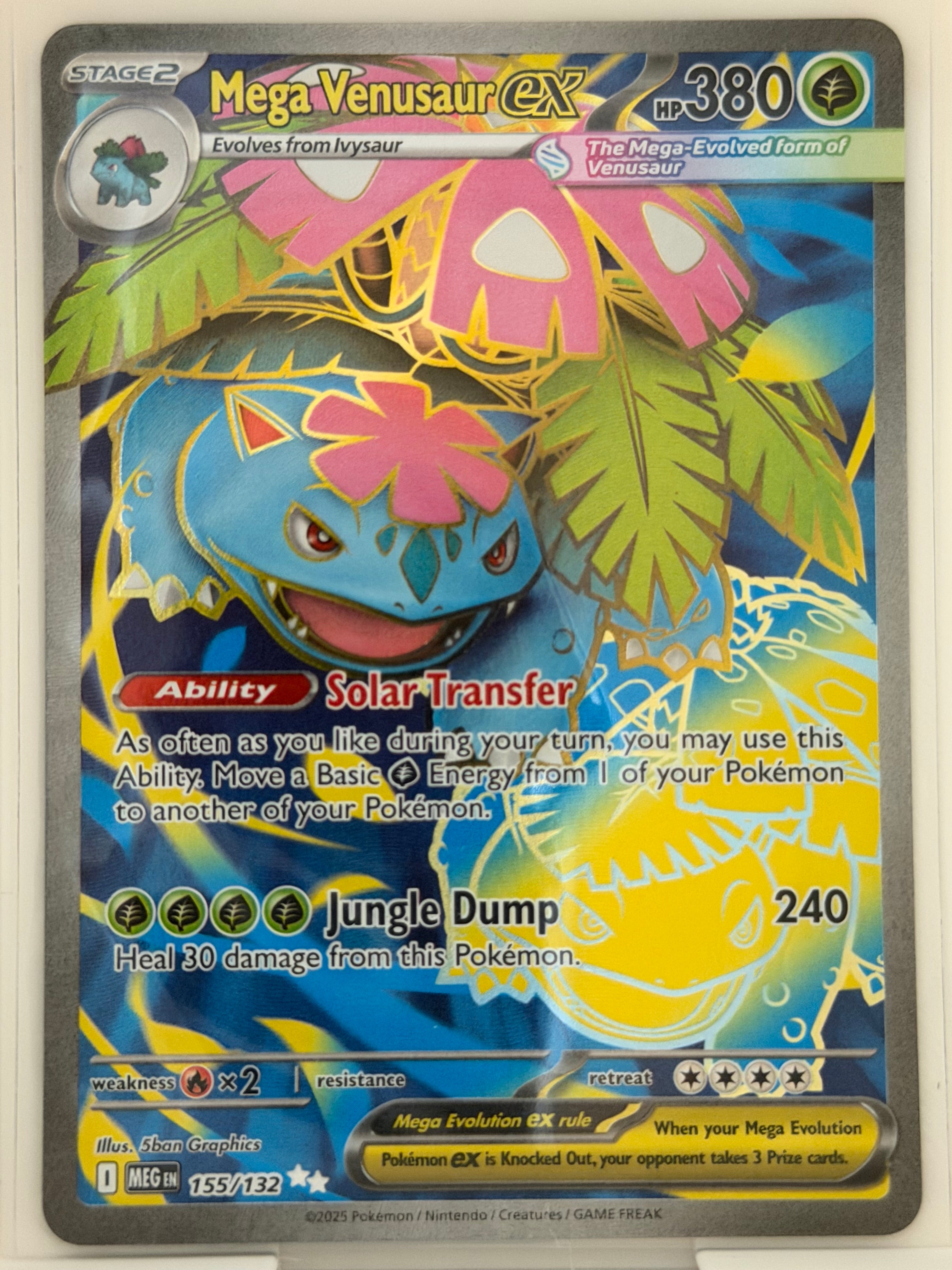 Mega Venusaur ex - Ultra Rare ME01: Mega Evolution 155/132 NM