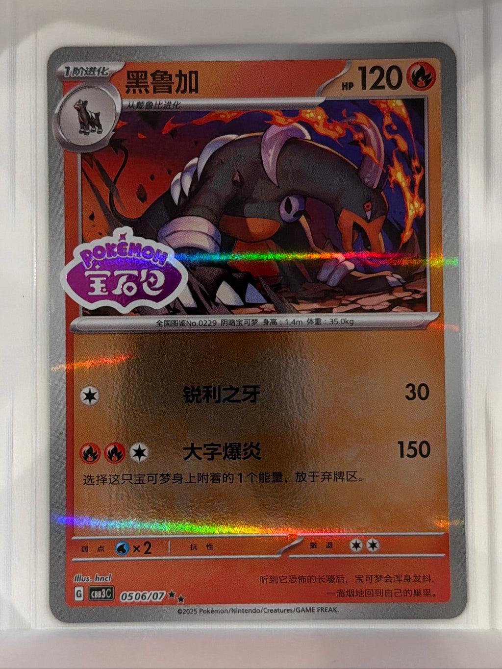 Houndoom  Gem Pack Volume 3 0506/07 NM
