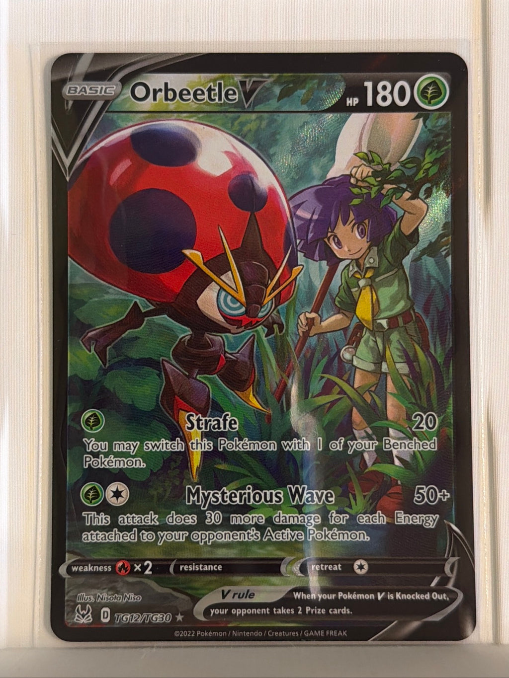 Orbeetle V Ultra Rare SWSH11: Lost Origin Trainer Gallery TG12/TG30 NM