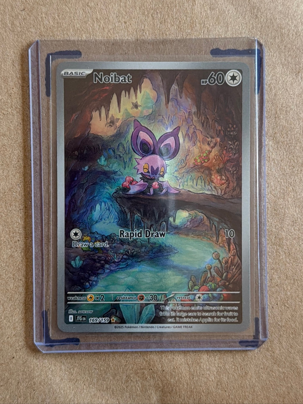 Noibat - Illustration Rare SV09: Journey Together 169/159 NM