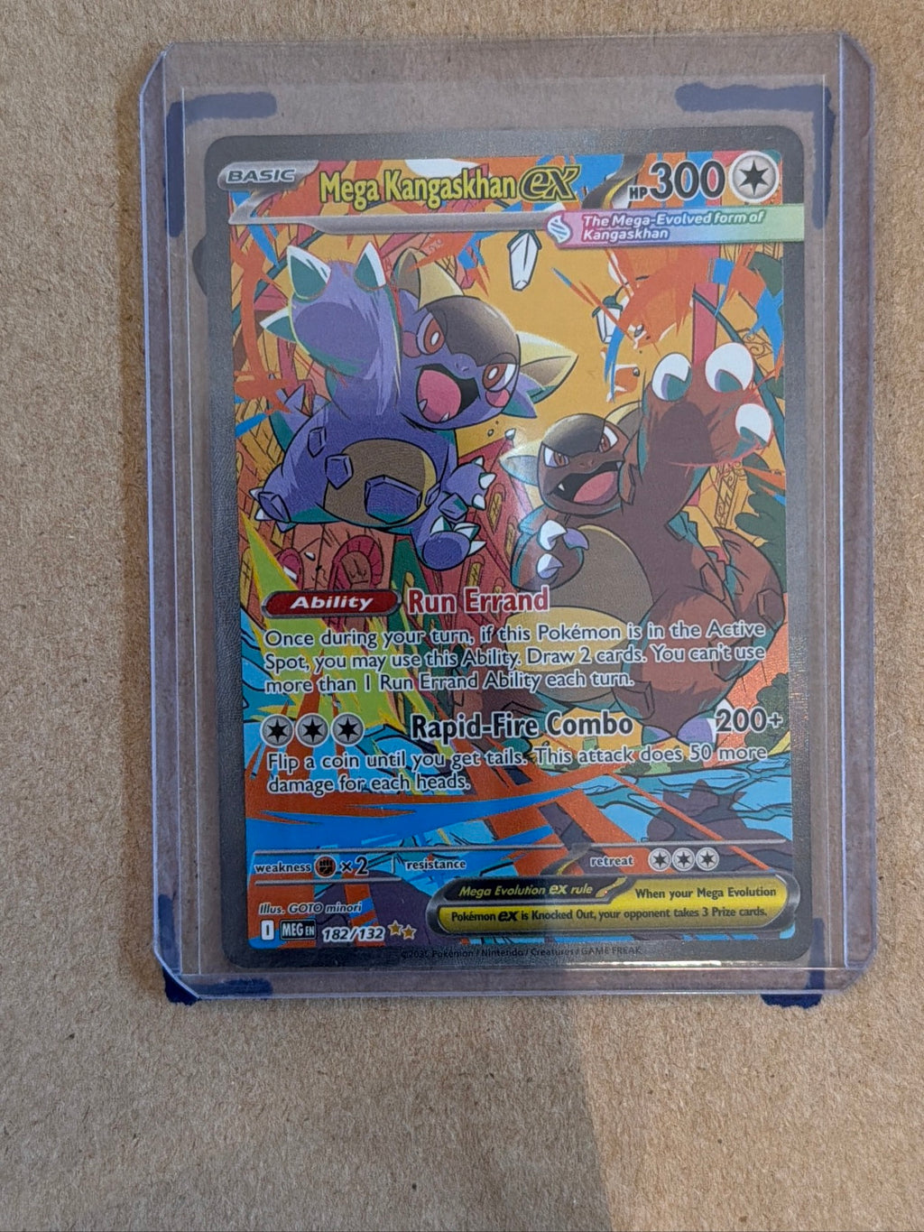 Mega Kangaskhan ex - Special Illustration Rare ME01: Mega Evolution 182/132 NM