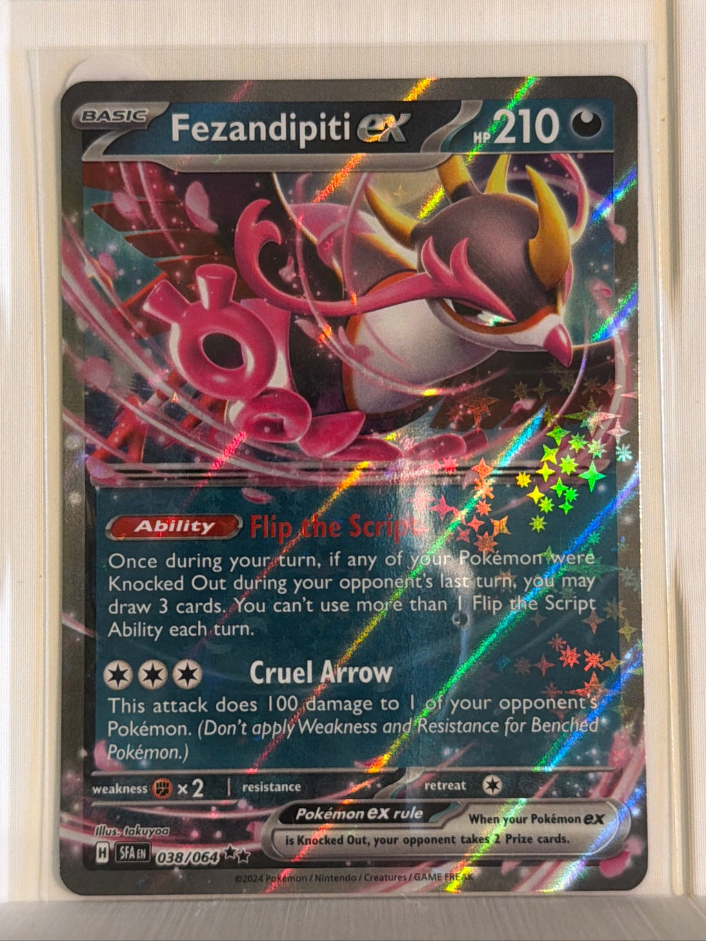 Fezandipiti ex Double Rare SV: Shrouded Fable 038/064 NM
