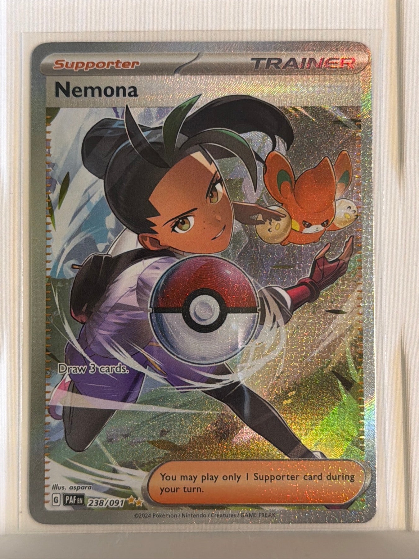 Nemona - Special Illustration Rare SV: Paldean Fates 238/091 NM