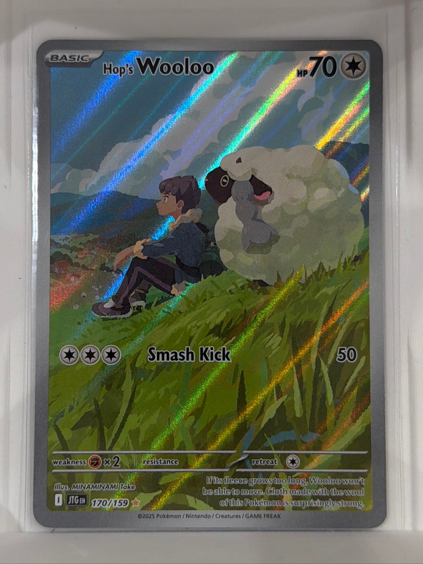 Hop's Wooloo - Illustration Rare SV09: Journey Together 170/159 NM