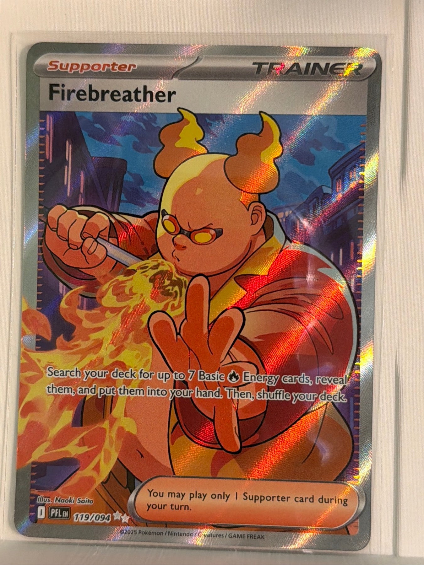 Firebreather - Ultra Rare ME02: Phantasmal Flames 119/094 NM