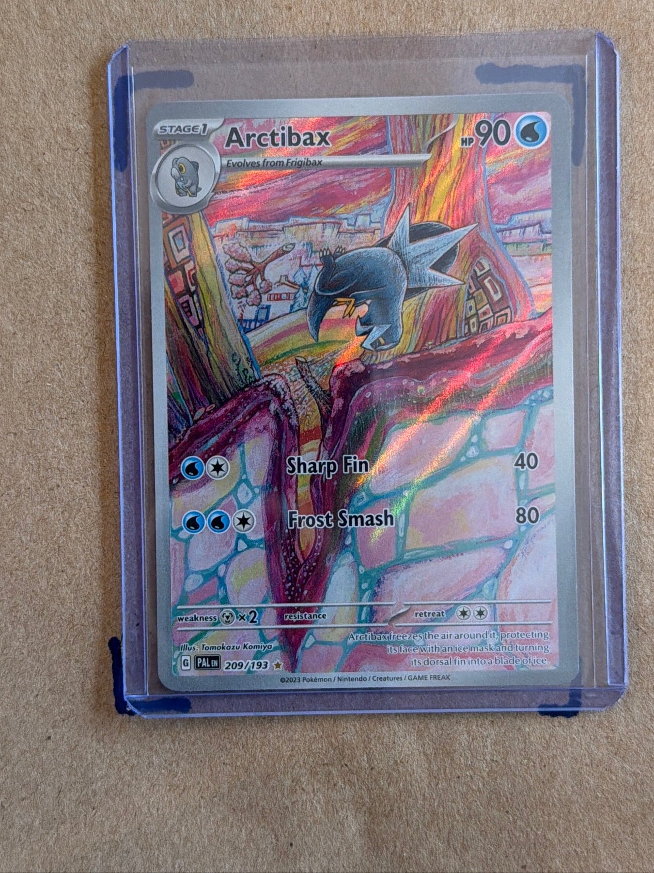 Arctibax - Illustration Rare SV02: Paldea Evolved 209/193 NM
