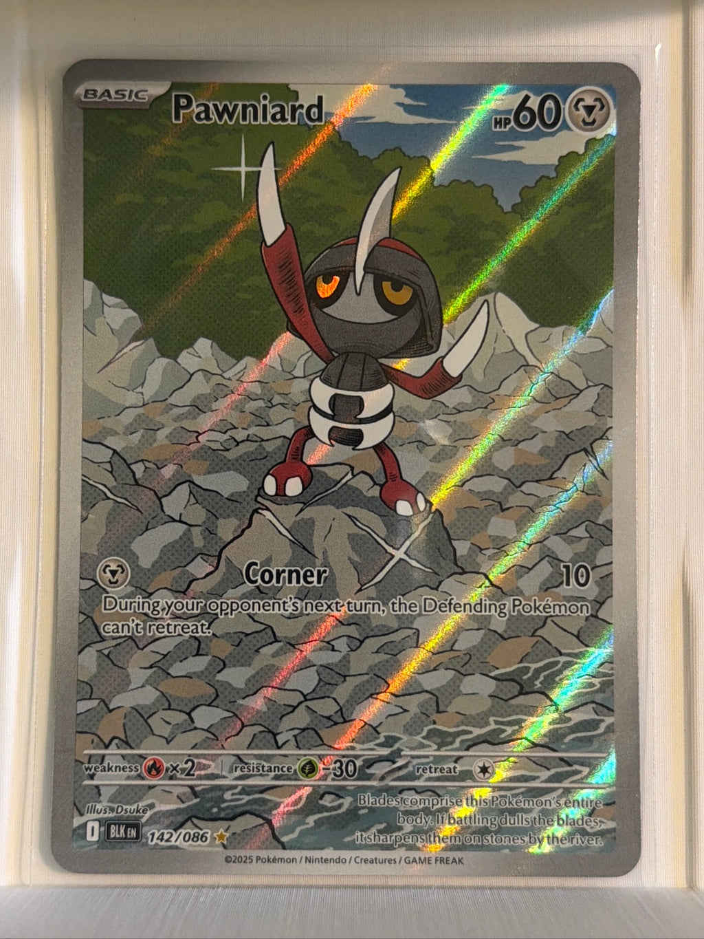 Pawniard - Illustration Rare SV: Black Bolt 142/086 NM