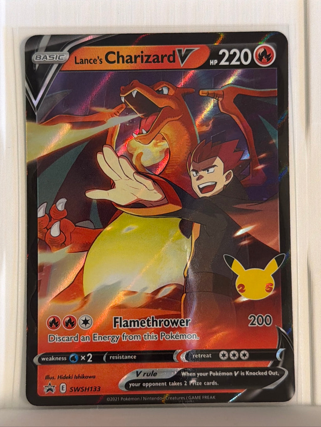 Lance's Charizard V - Promo SWSH: Sword & Shield Promo Cards SWSH133 NM