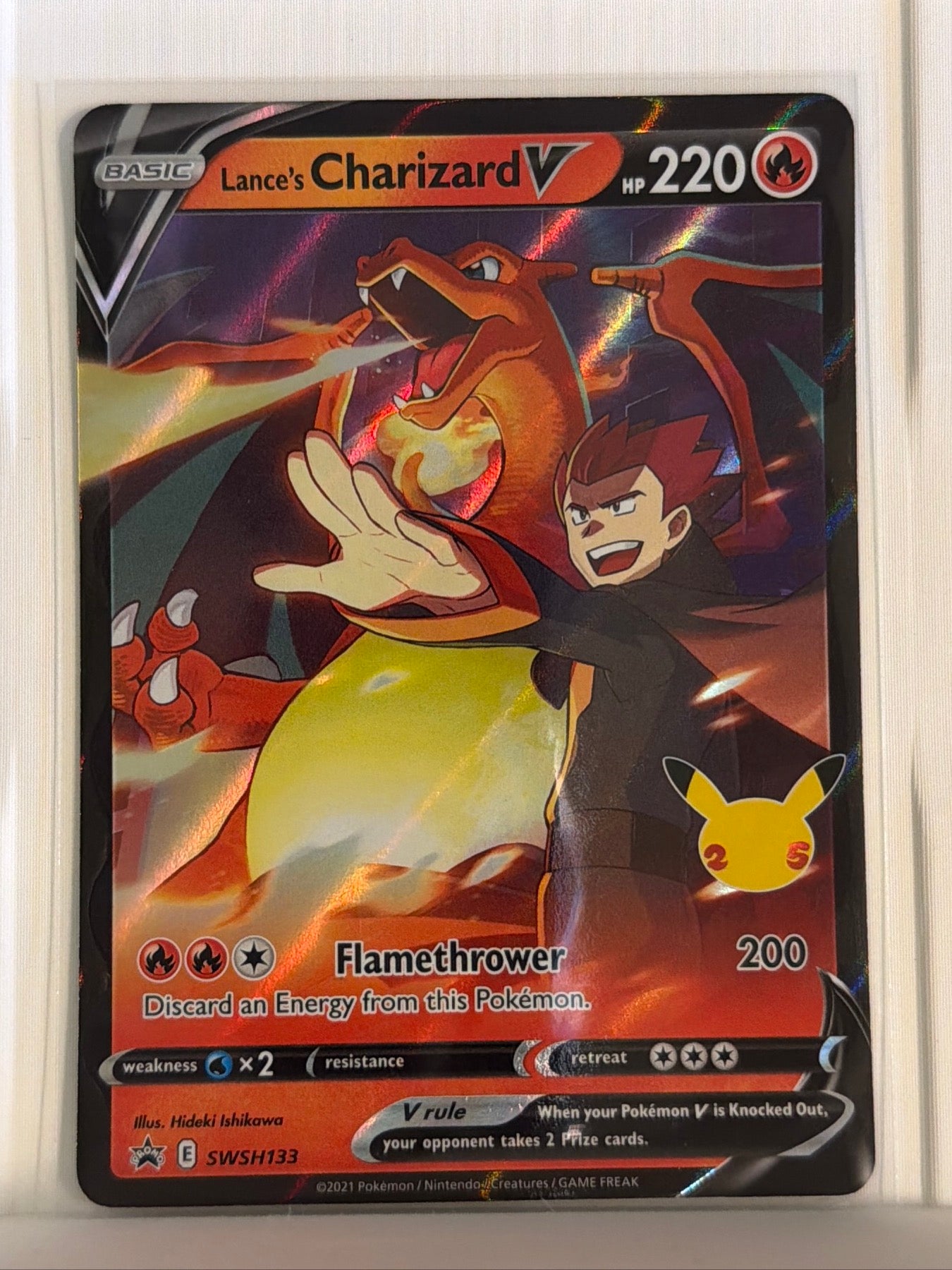 Lance's Charizard V - Promo SWSH: Sword & Shield Promo Cards SWSH133 NM