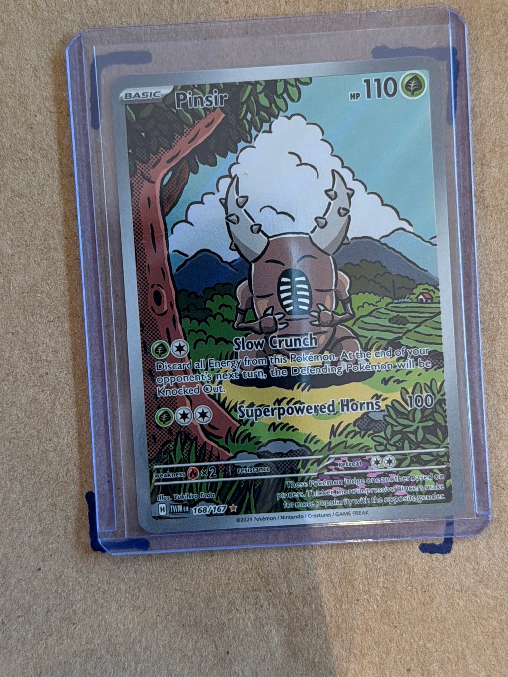Pinsir - Illustration Rare SV06: Twilight Masquerade 168/167 NM